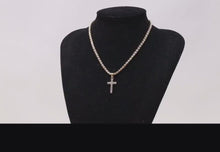 Load and play video in Gallery viewer, Shiny Little  Cross Necklace
