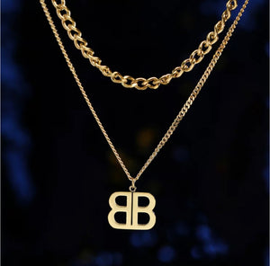 Double Layer Bling Necklace